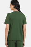 Zivame 2 Mile Fashion Knit Poly Shrug - Rifle Green — thumbnail 4